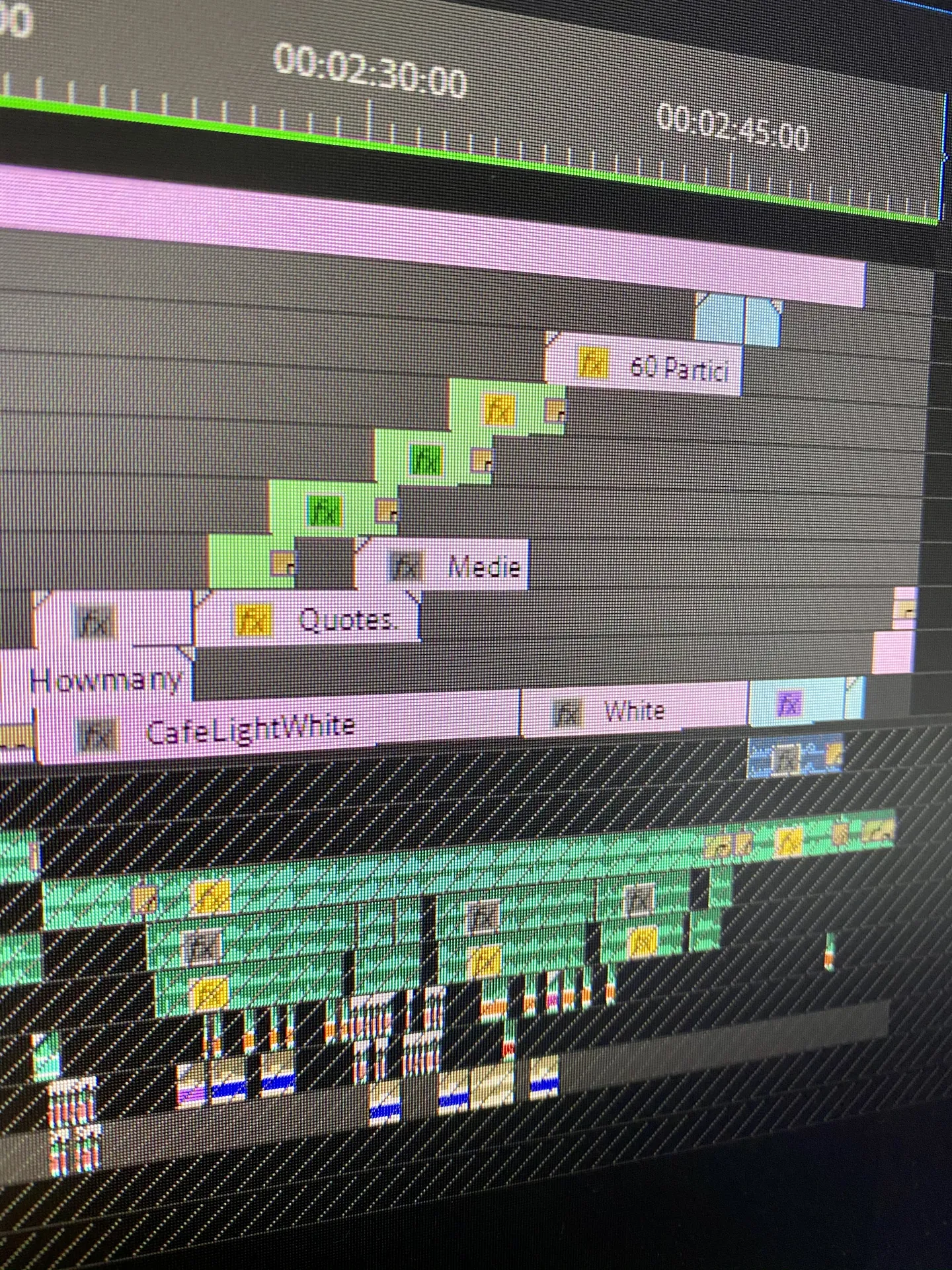 Video Editing und Color Grading
