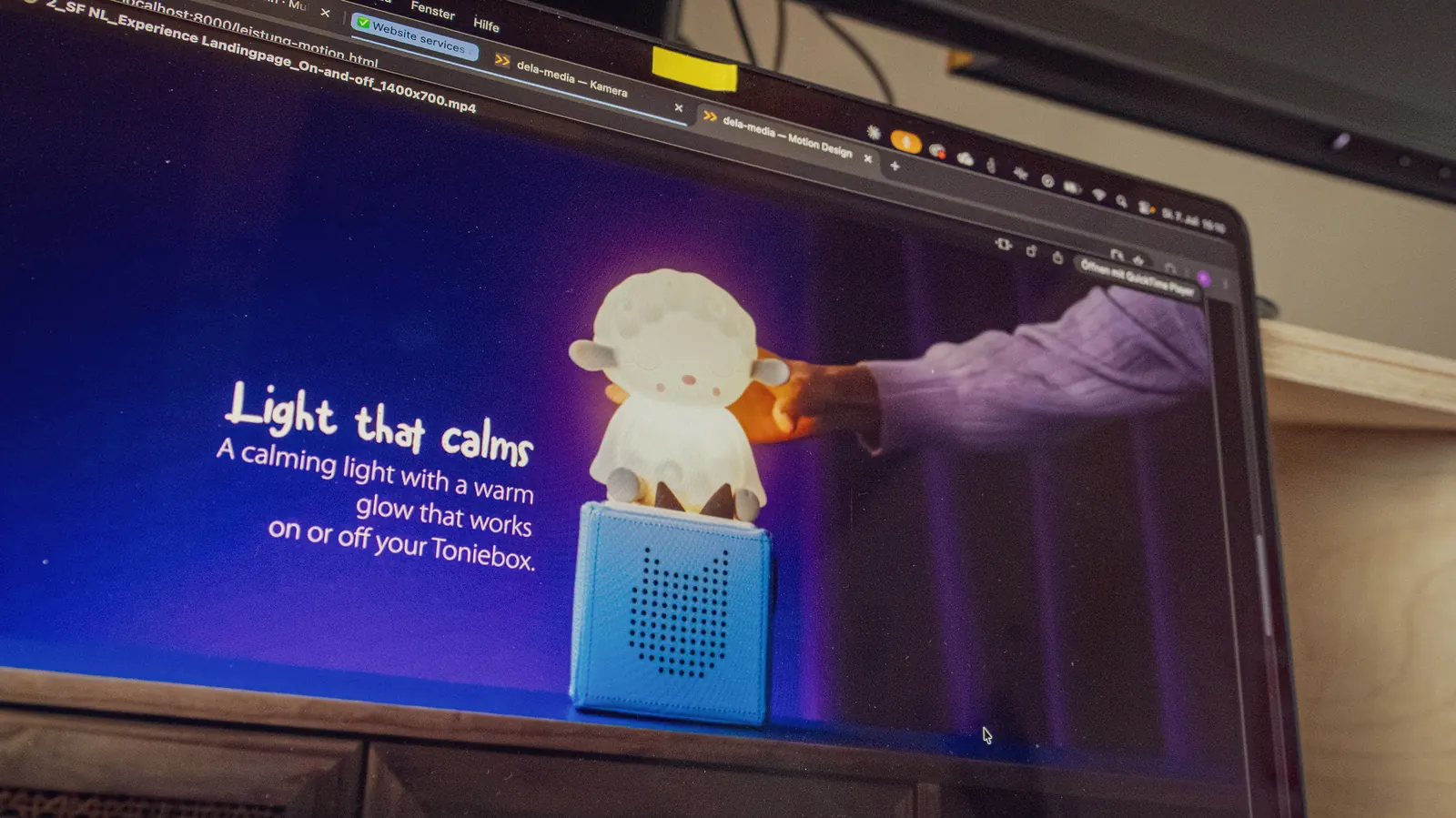 Tonies Box — Sleepy Sheep Landingpage